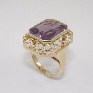 14kt Amethyst Cocktail Ring